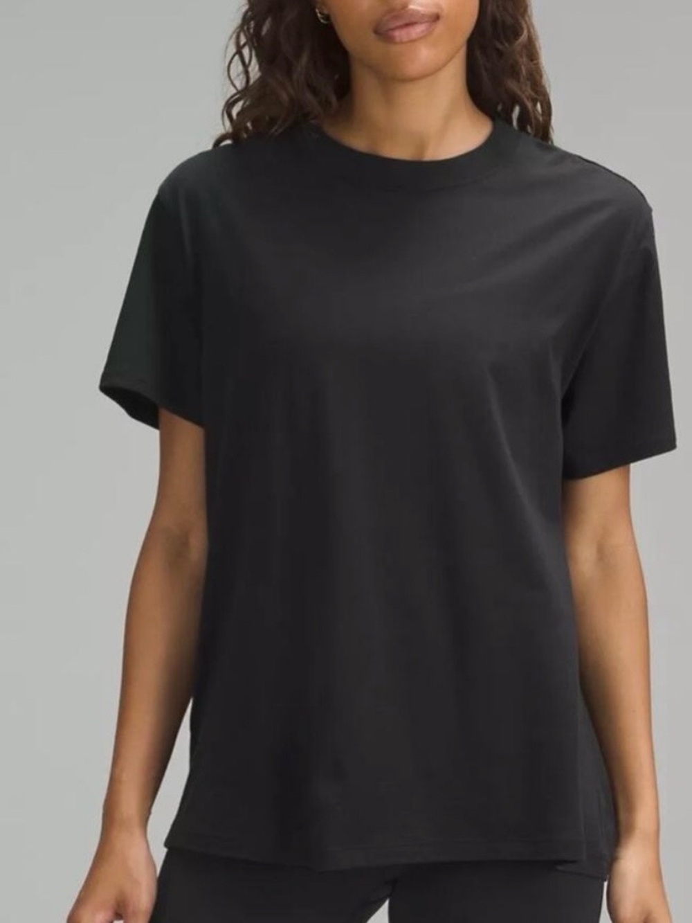 Lululemon All Yours Tee in Black - Size 8